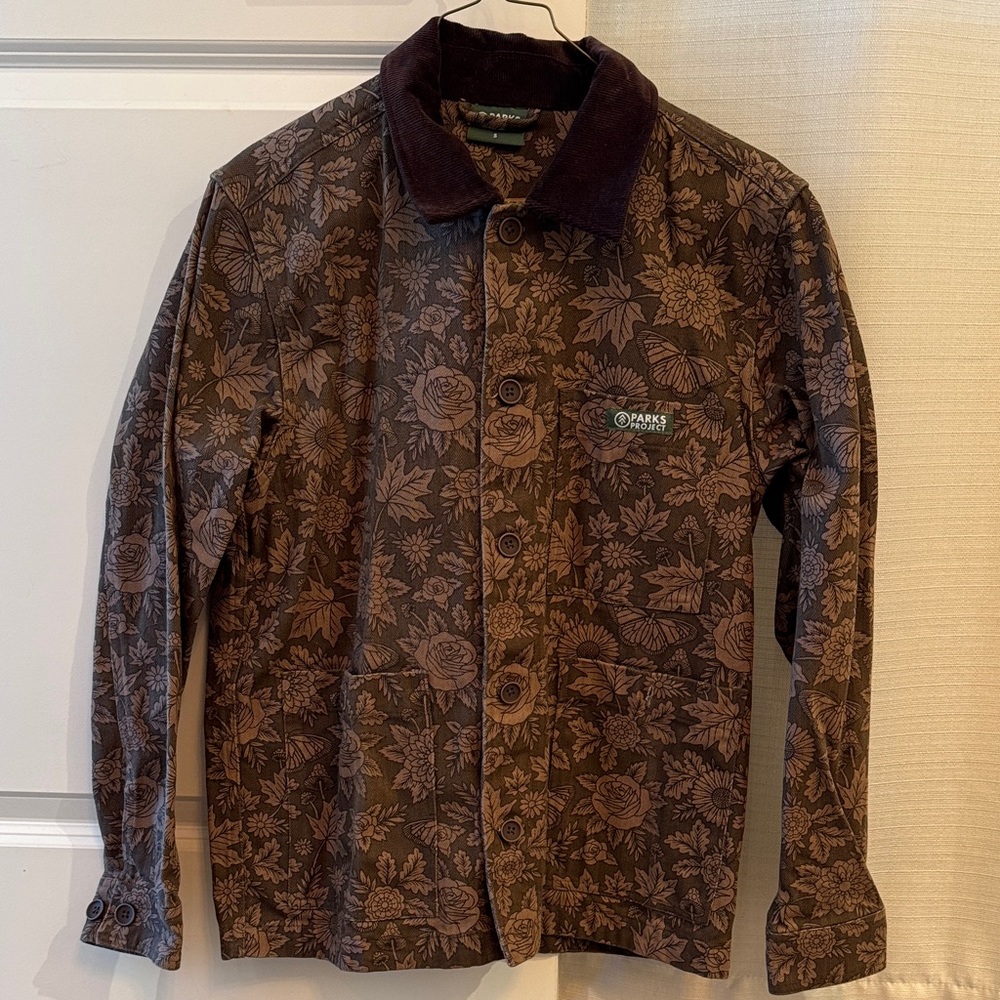 Parks Project Brown Floral Work Jacket